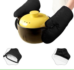 Maniques de four et protège-plats personnalisés en <span class=keywords><strong>coton</strong></span> pour la cuisine et le barbecue – Essentiels de cuisine avec logo personnalisé - Product Image 2