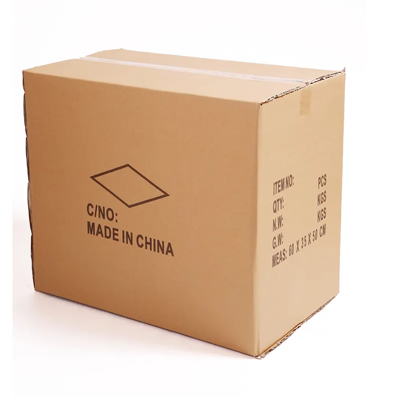 Toptan özel eski oluklu küçük karton nakliye kutuları üreticisi Çin