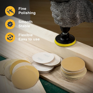 Ağaç İşleme ve otomotiv Metal taş uygulaması için Orbital zımpara makinesi 40-180 irmik zımpara için <span class=keywords><strong>3</strong></span> inç kanca döngü zımpara diskleri - Product Image 6