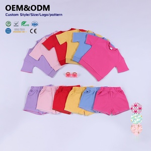 Set di 2 Pezzi Abbigliamento Boutique per Bambini, Morbido e Alla Moda per Tutte le Stagioni, 0-12 Anni, Manica Corta, Personalizzabile OEM ODM - Product Image 2