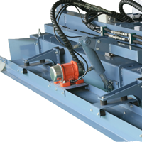 Machine de nivellement laser pour béton de type flèche, grande taille, largeur 4M, rotation à 360 degrés, matériel de construction
