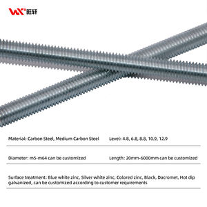 Alta qualidade personalizado 1000mm 3000mm galvanizado galvanizado haste roscada para a indústria - Product Image 2