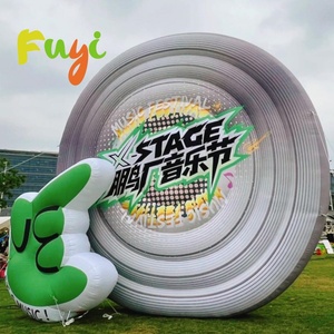Mascota Inflable para Exteriores con Forma de Dibujos Animados, Flechas y Círculos, para Decoración de Festivales de Música - Product Image 1