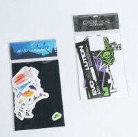 Autocollants en vinyle à thème festif très vendus pour la marque d'événements musicaux, la culture des jeunes, les produits de merchandising et l'expression créative