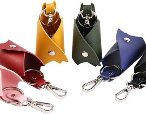 Estuche para Llaves con Forma de Cortavientos Creativo, Listo para Enviar, Accesorios Interiores para Auto, Organizador de Llaves de Cuero PU para Hombres y Mujeres RTS - Product Image 6