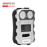 DUOTESI Promotion Détecteur Portable de Gaz Toxiques Certifié CE, Léger (150g), Analyseur d'Alarme, Double seuil, OLED, IP45