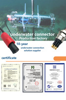 MCBH5M MCIL5F Connecteur sous-marin 70MPa Connecteur étanche mâle et femelle pour la surveillance marine Caméra sous-marine