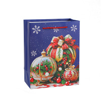 Sac fourre-tout de Noël coloré de qualité supérieure, impression haute définition, sac à bonbons réutilisable, emballage cadeau, sac en papier blanc vide, vente en gros
