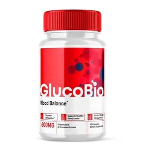 600MG Blutbalance-Nahrungsergänzungsmittel Unterstützt den Stoffwechsel Gesunde Blutwerte Natürliches Gewichtsmanagement GlucoBio Blutbalance - Product Image 1