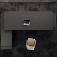 Bureau de travail moderne, mobilier de bureau de direction, bureau d'ordinateur, table en bois de luxe pour le bureau ou l'hôpital