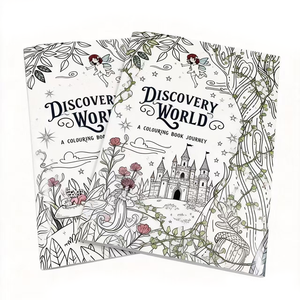 <span class=keywords><strong>Livre</strong></span> de coloriage personnalisé imprimé sur papier A4 à couverture souple pour adultes - Impression offset, bienfaits pour la santé mentale, impression à la demande - Product Image 4