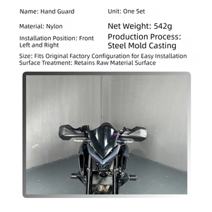 Aplicable a Yamaha <span class=keywords><strong>MT</strong></span>-<span class=keywords><strong>03</strong></span> MT25, Protector de Manillar Modificado para Motocicleta, Parabrisas para Manillar, Accesorios - Product Image 2