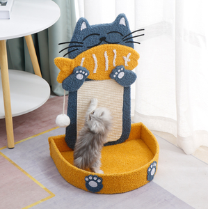 Árbol rascador para gatos de sisal de alta calidad, ecológico y resistente al desgaste, con diseño moderno/clásico de dibujos animados y color personalizado. - Product Image 2