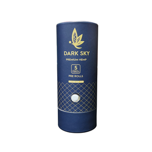 Csutom Pre Roll Cone Box tubo de cilindro cajas redondas Circle Cylinder Gift Packaging Round Box