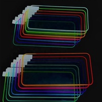 Glow lumineux verre trempé brillant dans le noir produit protecteur rose Fluorescent protecteur d'écran pour Iphone Samsung A12 13