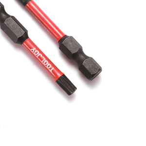 25mm 50mm100mm 120mm 150mm Torx T5 T10 T15 T20 T30 T35 <span class=keywords><strong>T40</strong></span> Mèches d'impact avec tube de couleur - Product Image 5