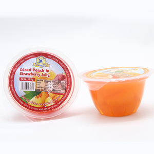 Vendita diretta della fabbrica gelatina di sapore di frutta Mini tazza di gelatina Mini frutta frutta dolce budino snack - Product Image 5