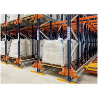 Système de rayonnage automatique Depotfit en acier pour entrepôt, rayonnage à navette radio pour palettes, équipement de stockage efficace pour entrepôt