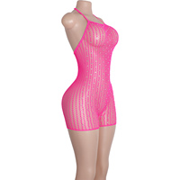 Combinaison tendance avec des accents distinctifs de lacets, pour les spectacles de danse, vêtements de club accrocheurs, tenue de scène pour femmes, vêtements de danse une pièce