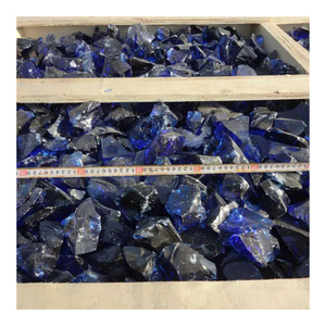 Slag glass rocks Natural light color for gabion and landscaping the Fireside - Product Image 5