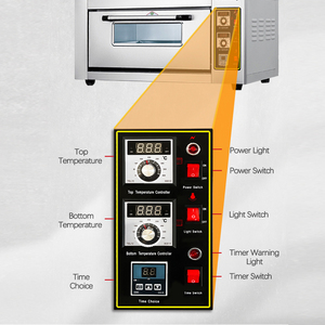 <span class=keywords><strong>Forno</strong></span> Elettrico <span class=keywords><strong>per</strong></span> <span class=keywords><strong>Pizza</strong></span> a Singolo Ripiano con 1 Vassoio, Controllo Digitale Intelligente, Opzioni Vapore e <span class=keywords><strong>Pietra</strong></span> Refrattaria, <span class=keywords><strong>Forno</strong></span> Commerciale <span class=keywords><strong>per</strong></span> Panifici - Product Image 5