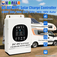 Chargeur de batterie DC-DC, contrôleur de charge solaire MPPT, entrée de courant PV 20A 40A, régulateur PV, courant de charge 10A 20A pour utilisation en camping-car/voiture