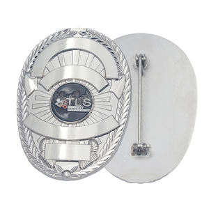 Épingles de sécurité en métal vierge en alliage de zinc doré, personnalisées par le fabricant, pour uniformes de sécurité, badges de chapeau, badges de sécurité bon marché - Product Image 5