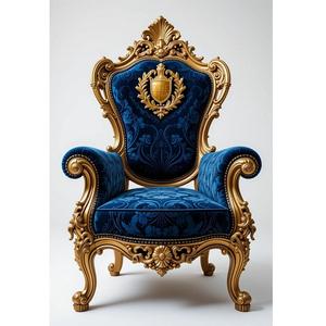 Canapé simple de style royal avec un cadre en bois massif solide pour une décoration de salon moderne et classique - Product Image 1