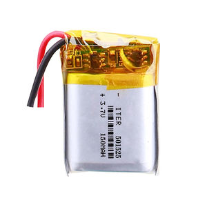맞춤형 충전식 <span class=keywords><strong>3.7v</strong></span> 501525 150mah 리튬 폴리머 <span class=keywords><strong>Lipo</strong></span> 배터리 502020 <span class=keywords><strong>3.7V</strong></span> 180mAh 601220 701225 리튬 폴리머 배터리 - Product Image 1