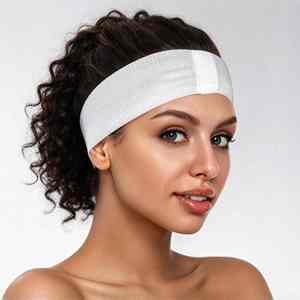 Diademas desechables de tela no tejida para spa, banda elástica para el cabello, suave para el cuidado de la belleza en salones. - Product Image 2