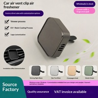 Diffuseur de parfum décoratif pour voiture en alliage de zinc de luxe, éliminateur d'odeurs d'intérieur, à clipser sur grille d'aération