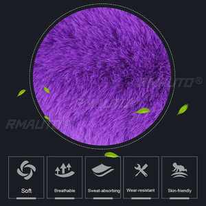 Housse de volant de voiture 37-38 cm, douce et floquée, pour volant de 15 pouces, idéale pour l'hiver, garde au chaud - Product Image 4