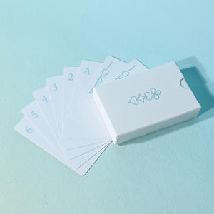 Naipes de póquer de núcleo negro de alta calidad con papel de impresión de logotipo de diseño personalizado para juegos - Product Image 6