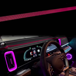 Kit di Illuminazione Ambientale LED Dinamica SJC a 256 Colori per <span class=keywords><strong>Hyundai</strong></span> Ix35 2023-2024, Accessori per Upgrade Illuminazione Interna Auto - Product Image 5