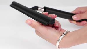 Outil de nettoyage de grattoir de verre à tige télescopique réglable avec poignée en silicone - Product Image 2