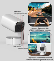 Projecteur de plafond suspendu Projection murale 4k HD 200ANSI Lumens avec haut-parleur Android 13 Beamer pour Home cinéma Meilleur projecteur