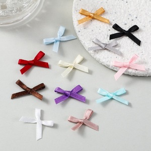 Mini nœuds en ruban polyester pour accessoires de vêtements DIY, lingerie et décoration de boîtes cadeaux - Product Image 4