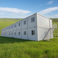 Casa Contenedor Plegable de 2 Pisos, Prefabricada, Expandible, de Lujo, Tipo Tiny Home, Oficina Móvil de 20 pies / 40 pies con 2-5 Dormitorios