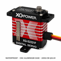 Nouveauté 2026 XQ-POWER XQ-S2221F Servo numérique plat à profil bas 21KG 0.10s rapide étanche 8.4V Pièces d'avion RC 1/12