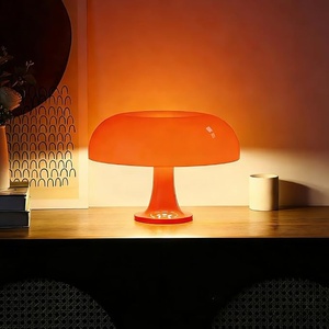 <span class=keywords><strong>Lampada</strong></span> da Tavolo a Fungo Moderna in ABS per Ingrosso Online, <span class=keywords><strong>Lampada</strong></span> da Comodino Classica Nordica a Fungo in PS Arancione/Bianco con 3 Temperature di Colore (3CCT) - Product Image 5