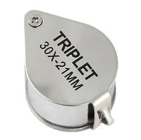 Wholesales Portable Folding Jewelry Loupe 30X 20X 10X Magnifying Glass Pocket Size Jewelry Magnifier Glasses Party Favors