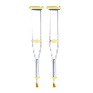 Muletas de aleación de aluminio al por mayor de fábrica, antideslizantes y amortiguadoras, para rehabilitación hospitalaria de personas con discapacidad y - Product Image 1