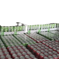 Boisson gazeuse légère aromatisée à la kiwi, à la cerise, à la pêche et à la pomme en bouteille de 350 ml, fabriquée par Elisha Manufacturer