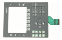 Boîtier de contrôle de bordure pour finisseur d'asphalte Fuggele, panneau de commande à clavier à membrane, pour engins de construction, fabriqué en Chine, échantillons personnalisés acceptés