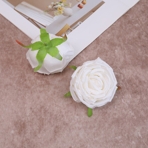 Rosas Artificiales Hechas a Mano, Hermosas Flores de Seda para Decoración Floral del Hogar y Adornos para Pasteles, Materiales para Manualidades - Product Image 6