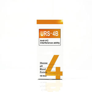 Bandelettes de test urinaire en promotion – Système d'analyse urinaire certifié CE/ISO 13485 – 4 paramètres professionnels pour la santé (pH, glucose) - Product Image 4