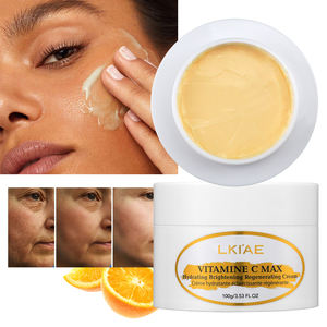 Crème de soin de la peau à la vitamine C, au collagène et à l'huile de rose, hydratante, éclaircissante, régénérante, enrichie, best-seller, anti-âge - Product Image 2