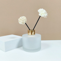 Bouteilles diffuseurs de parfum en verre carrées élégantes et luxueuses de haute qualité, 100 ml, 150 ml, 200 ml, noir, gris, marron