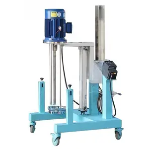 Pneumatic Lifting High Shear Mixer movable dispersing homogenizer High Shear Emulsifying Mixer with rotor stator