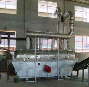 Secador de lecho fluido vibratorio de sal SUS316 de acero inoxidable con gran descuento para cloruro de calcio e hidruro de amonio - Product Image 3